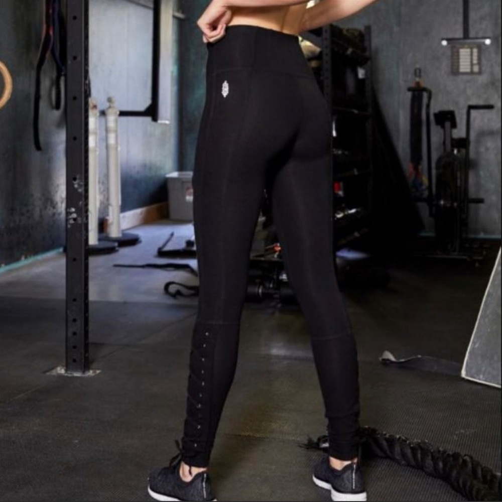 Free People Movement Corset Lace Up Leggings XS